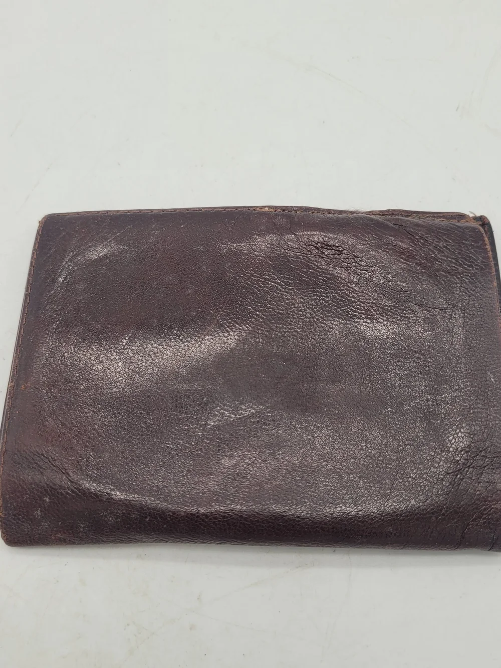 MCM Vintage Cognac Leather Wallet, Slim Design With Multiple Fold Out ID Windows